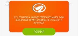 La Comer (app y web): 2x1 en selección de jamones y pechugas Zwan, Fud, Sabori, Bafar; Quesos Alpura, Covadonga, La Villita.