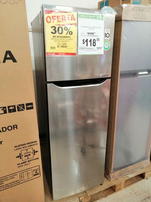 Soriana: Refrigerador LG de 11 pies