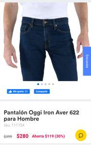 Coppel: Pantalones oggi para caballero desde $280
