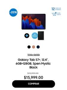 Samsung Store: Galaxy Tab S7 Plus & cover gratis