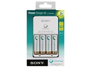 LIVERPOOL: Cargador de baterías SONY, con 4 baterías incluidas $247