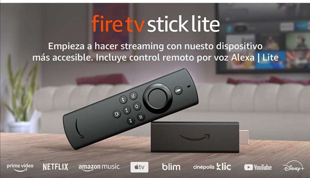 Amazon Fire TV Stick Lite Con Control Remoto Por Voz Alexa Lite 