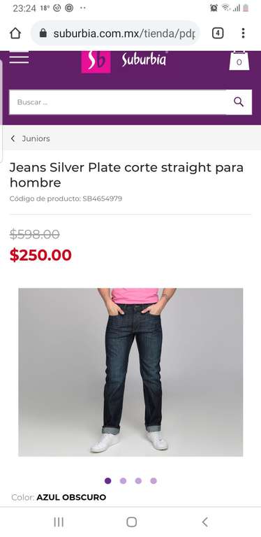 Suburbia:Jeans Silver Plate