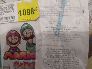 Soriana: Mario & Luigi Paper Jam para Nintendo 3DS