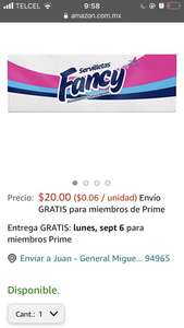 Amazon: servilleta Fancy paquete con 360