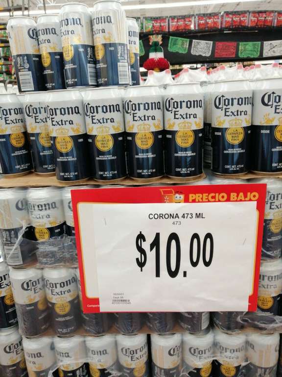 Walmart Manzanillo: Cerveza a 10 pesos el latón
