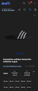 Martí: Sandalias adidas Natación Adilette Aqua (22 cm)