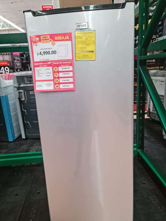 Walmart: Congelador vertical Atvio de 7 pies