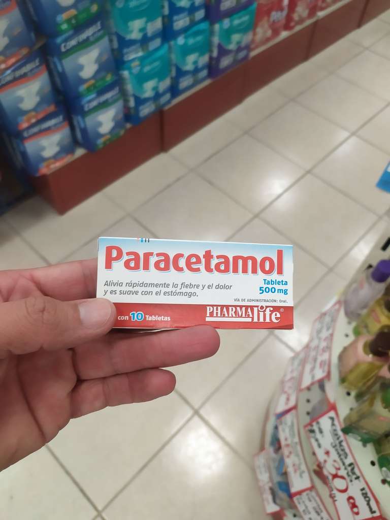 Paracetamol de 500 mg en nueva farmacia guadalajara