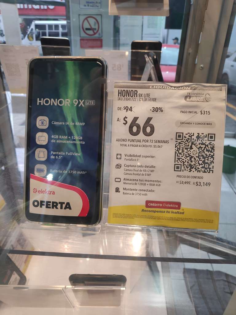 Elektra: Honor 9x lite 128GB