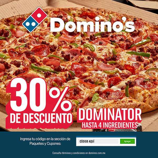 Domino’s Pizza: 30% en Dominator y 30% en Crunchy (Alsea)