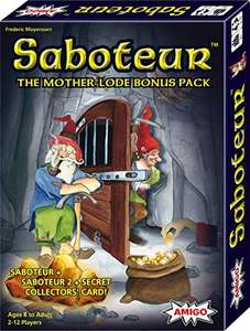 Amazon: Juego de cartas Saboteur con expansión, edición exlusiva de Amazon