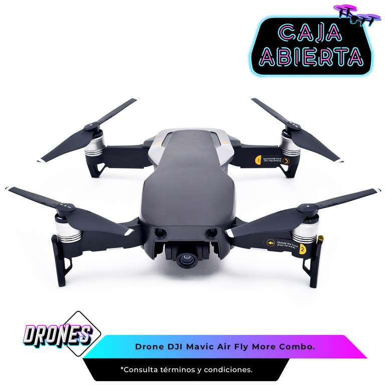 RadioShack - Drone DJI Mavic Air Fly More Combo / Onyx Black / Caja Abierta