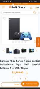 Xbox Series X + Control Aqua Shift + Smartband y Audífonos