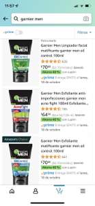 Amazon: 40% Varios productos Garnier Men