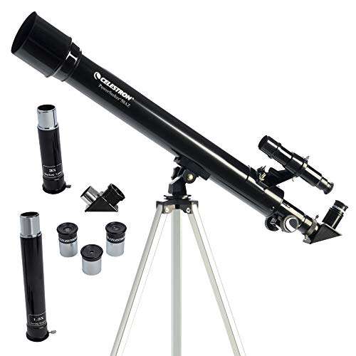 Amazon: Celestron 21039 Telescopio Powerseeker Refractor, 50/600 mm AZ (precio al checar carrito)