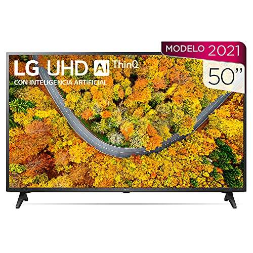 Amazon: Pantalla LG 50" 4K Smart TV LED 50UP7500PSF AI ThinQ 2021