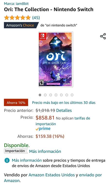 Amazon: Ori the collection - nintendo switch (2 juegos)