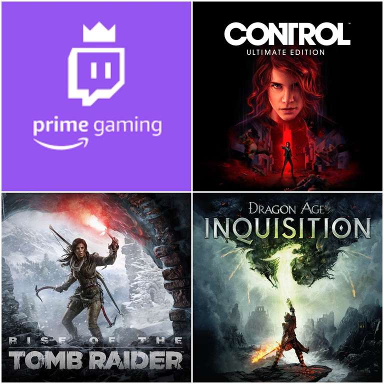 Prime Gaming: Juegos de Noviembre, Control Ultimate Edition, Rise of the Tomb Raider, Dragon Age Inquisition y Más!