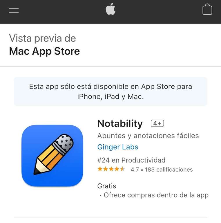 App Store: Notability