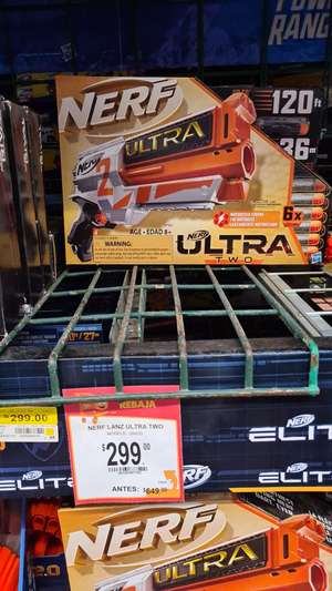 Walmart: Nerf lanzador ultra two