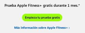 1 mes gratis Apple Fitness+ clientes existentes. (Nuevas suscripciones)