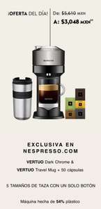 Maquina Nespresso Vertuo Next + 62 cápsulas