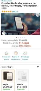 Amazon Buen Fin: Kindle E-reader $1349