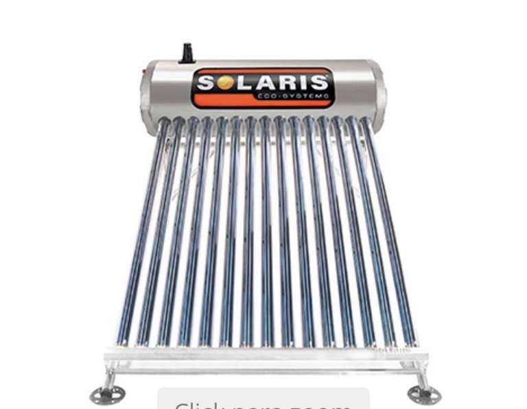 Home Depot: Calentador Solar Solaris 15 tubos acero inoxidable 173L con HSBC