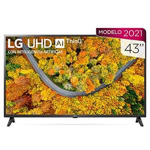 Amazon: LG 43" 4K Smart TV LED 43UP7500PSF AI ThinQ 2021 con HSBC de contado