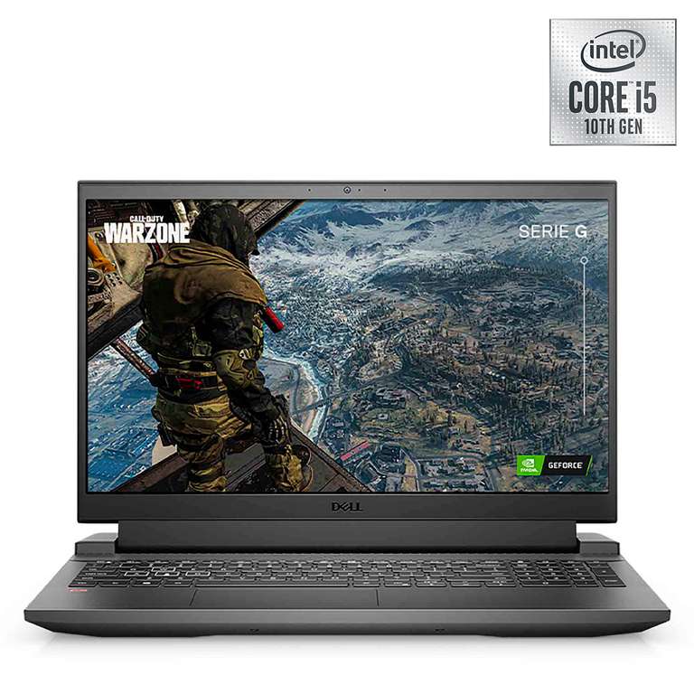 Office Depot, Laptop Gamer Dell G5 5510/GeForce GTX 1650/Intel Core i5 10ma Gen/15.6 Pulg./256gb SSD/8gb RAM (Precio con bonificación HSBC)