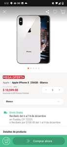 Linio: iPhone X 256gb se llega con -12% y 30% HSBC