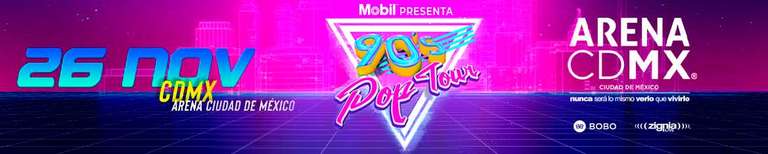 superboletos, 2x1 90's pop tour
