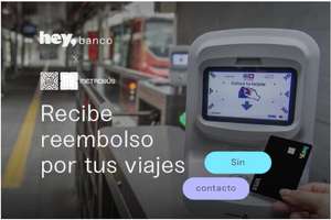 3 viajes gratis en Metrobús pagando con Hey Banco (CDMX | Edo. Mex.)
