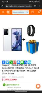 Mi Store: Nuevo Xiaomi mi 11T + mi Smart banda 6 + mi portable speaker + mi watch Lite. (Cupón de la página + KUESKIPAY)