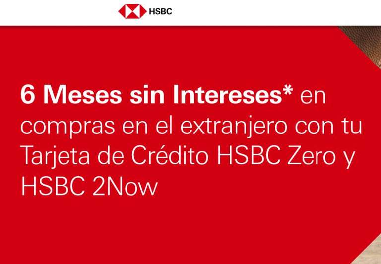 HSBC: MSI en el extranjero y compras internacionales