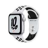 Costco: Apple Watch Nike SE (GPS) Caja de alumino plata 40mm con correa deportiva platino puro/negra