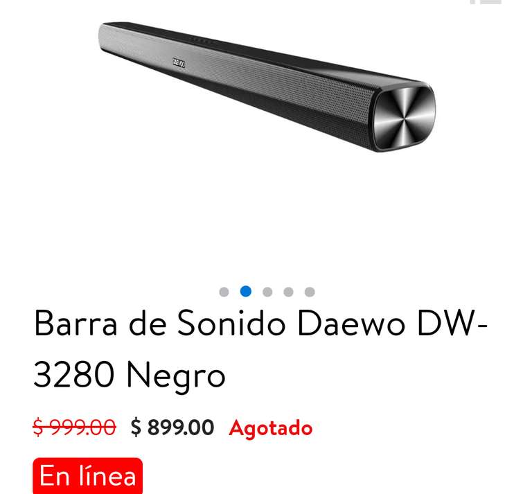 Walmart Barra de Sonido Daewo DW-3280 Negro