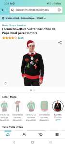 Amazon: Ugly sweater navideño