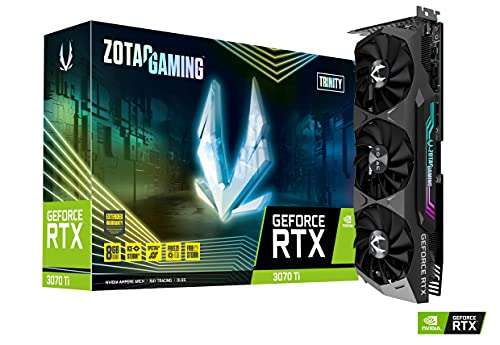Amazon: Zotac Gaming GeForce RTX 3070 Ti Trinity 8GB GDDR6X 256-bit 19 Gbps PCIE 4.0 Gaming Graphics Card, IceStorm 2.0 Advanced Cooling,
