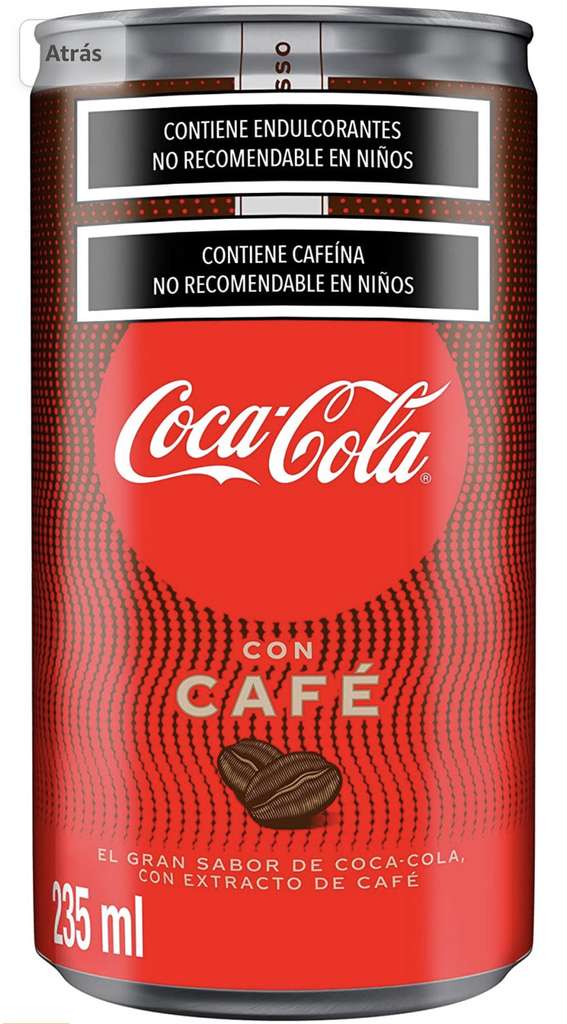 Amazon: Coca-Cola con Café, 8 Pack - 235 ml/lata