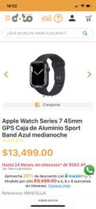 Doto: Apple Watch series 7 de 45mm GPS