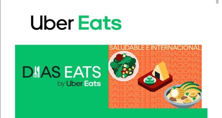Uber Eats: 3 Días Eats de $75 MXN y $100 MXN de descuento y otros!