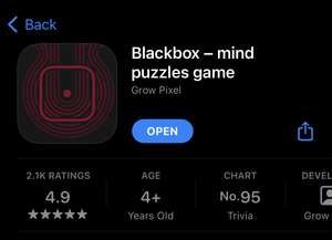App Store: GRATIS por 24 horas : Blackbox - mind puzzles game