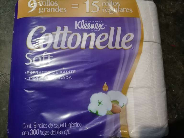 Chedraui: papel higiénico kleenex cottonelle