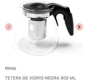 Miniso: Tetera de vidrio 900ml (para recoger en tienda)