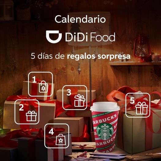 Didi Food: 5 Días de Sorpresas en Starbucks, Incluye Termos (Hoy 2x1 en bebidas)