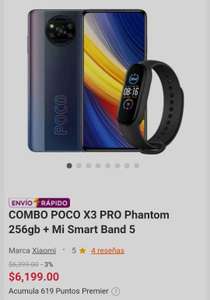 Linio: COMBO POCO X3 PRO Phantom 256gb + Mi Smart Band 5