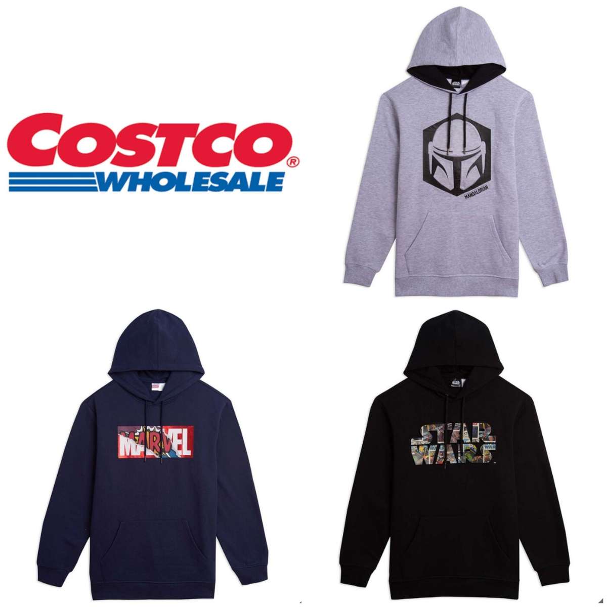 Costco: Lucas Film/Marvel, Sudadera con Capucha para Caballero Varias  Tallas y Colores - promodescuentos.com