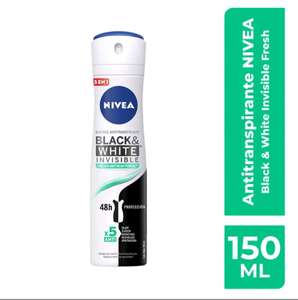 Rappi y Cornershop: Desodorante Nivea Dama Black & White Invisible Aerosol 150ml